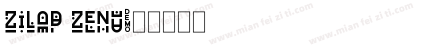 Zilap Zenu字体转换